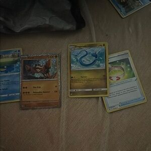Dragonair Trading Card - Blue and Yellow